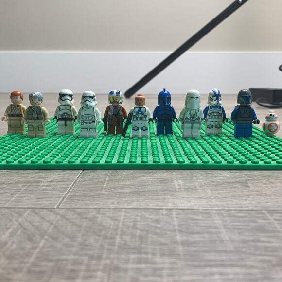 LEGO Star Wars Minifigure Lot Obi Wan Kenobi Stormtrooper Mandalorian Clone BB8 - Picture 1 of 12